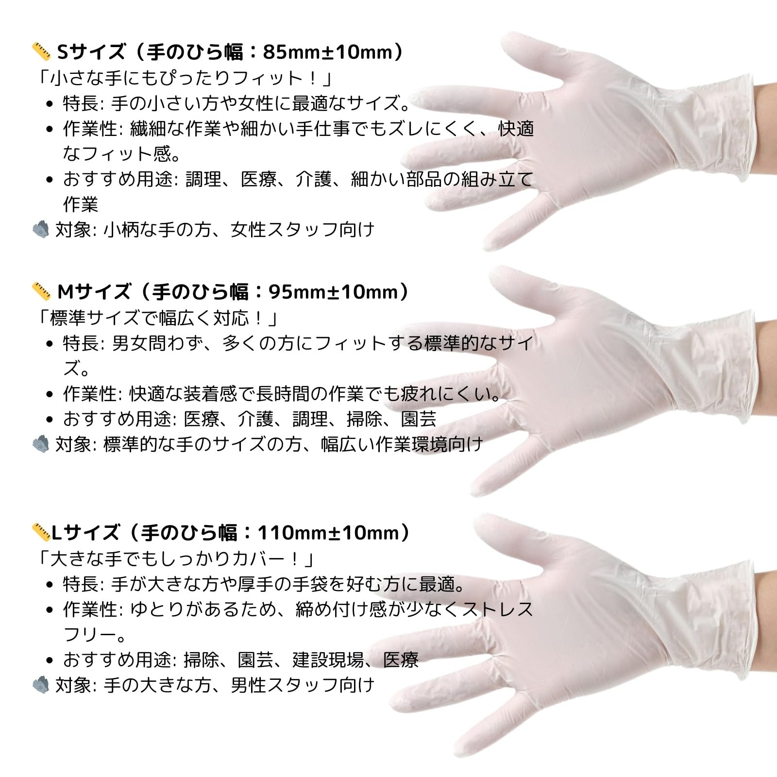 Amazon.co.jp: [シモジマ] 【ケース販売】 HEIKO ニトリル手袋 S 青